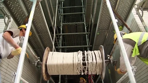 Construction workers Stock Footage 77100133