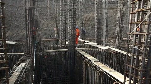 Construction workers Video stock 77100174
