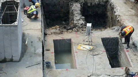 Construction workers Stock Footage 104913813