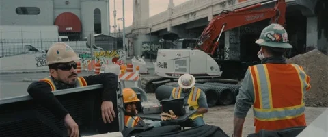 Construction workers Stock Footage 154757634