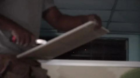 Construction Workers on the job Stock Footage 137621842