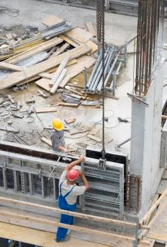 Construction workers Stock Photos