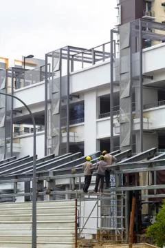 Construction workers Stock Photos