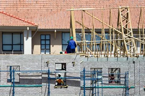 Construction workers Stock Photos