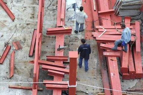 Construction workers Stock Photos