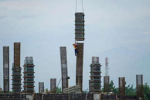 CONSTRUCTION WORKERS Stock Photos