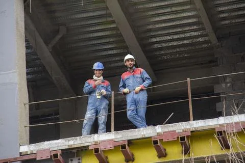 Construction workers Stock Photos