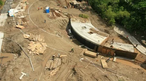 Construction Workers in Puerto Vallarta Stock Footage 12027195