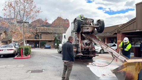 Construction Workers with Truck Stock Footage 278190524