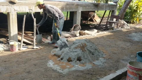 Construction workers working Stock Footage 250216752