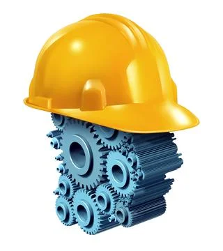 Construction Working Industry Stock Illustration