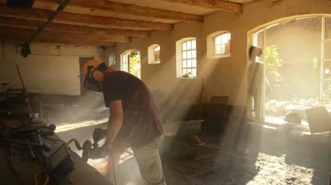 Construction Works Stock Footage 8837408