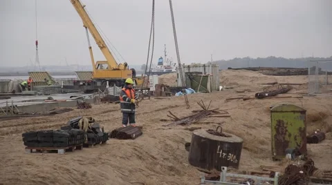 Construction works Stock Footage 42615515