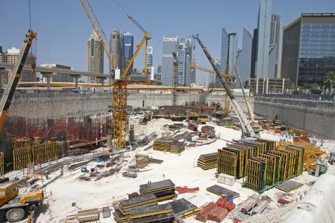 Construction yard Stock Photos