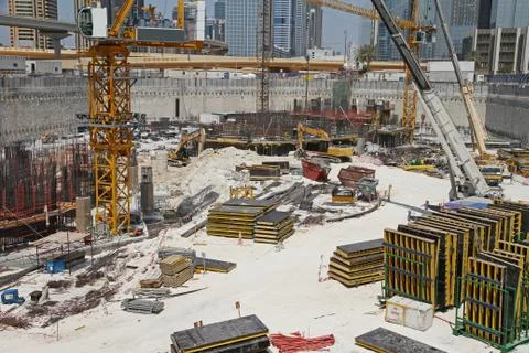 Construction yard Stock Photos