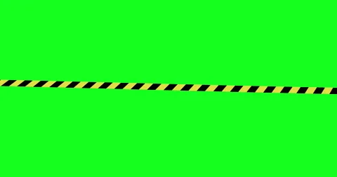 Construction Yellow Tape Roll Out Animation Striped Stock Footage 62769672