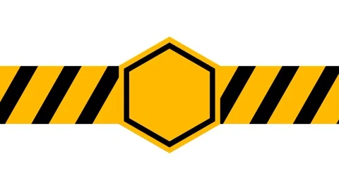 Construction Zone Banner Stock Footage 335679457
