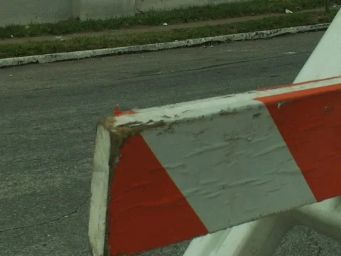 Construction Zone Barricade 01 Stock-Footage 357080