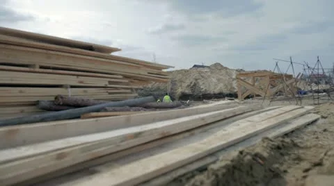 Construction3 Video stock 10878459