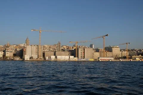 Constructions building, Istanbul 库存照片