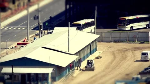 Constructions in Rio de Janeiro for the Rio 2016 Olympics. Stock-Footage 186605718