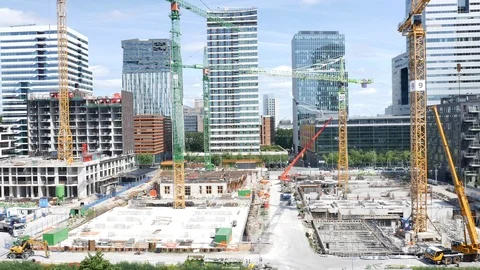 Constructionsite time lapse 動画素材 94826094