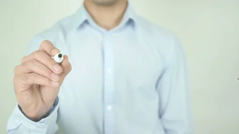 Constructive Criticism, Writing On Transparent Screen Stock Footage 69713714