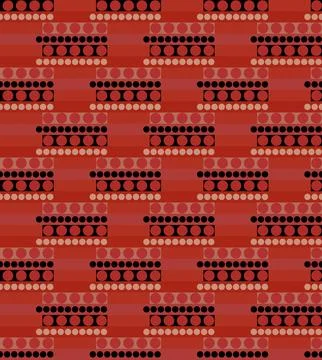 Constructivism vector pattern with circles and stripes. Stock Illustration