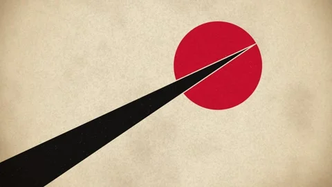 Constructivist Red Black Diagonal Poster Composition Animation Stock Footage 346828071