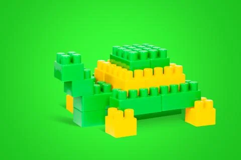 Constructor toy turtle Stock Photos