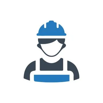 Constructor, Worker Icon Stock Illustration