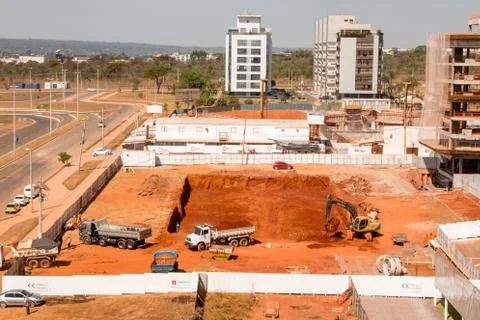 Constrution in Brasilia Stock Photos