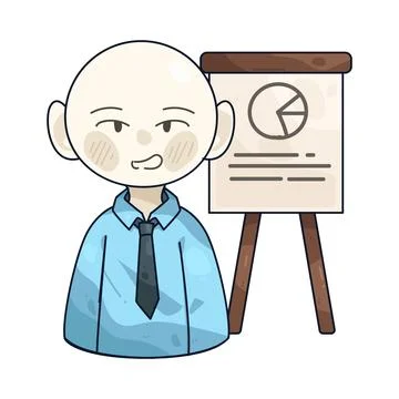 Consultant illustration Stock Illustration