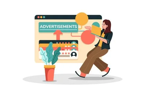 Consultant using customer feedback to improve their consulting services. Stock Illustration