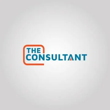 The consultant vector logo design inspiration Stock Illustration
