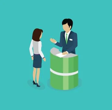 Consultation Icon Isolated Design Flat Stock Illustration