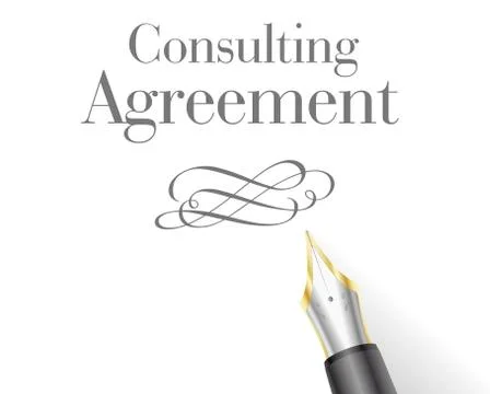 Consulting Agreement Stock Illustration