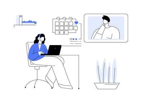 Consulting before the date isolated cartoon vector illustrations. Ilustración de archivo