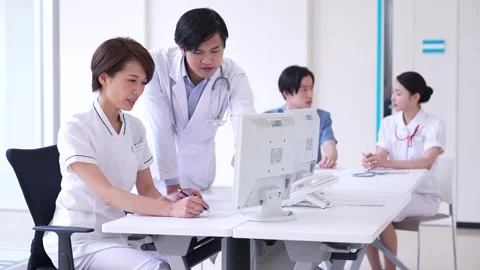 Consulting Doctor Stock Footage 332751578