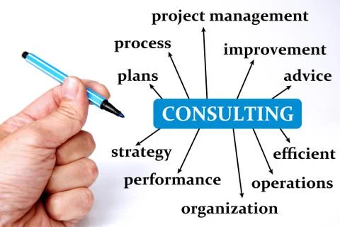 Consulting Illustrazione stock