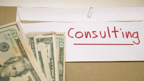 Consulting payment concept Stock Footage 84211144