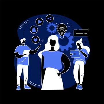 Consumer behaviour abstract concept vector illustration. Stock Illustration