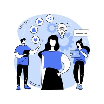 Consumer behaviour abstract concept vector illustration. Stock Illustration