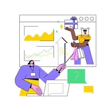 Consumer behaviour abstract concept vector illustration. Stock Illustration