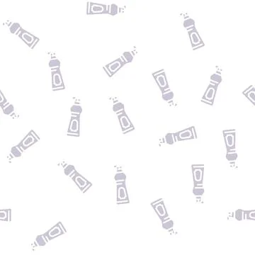 Consumer chemicals glyph vector seamless pattern 스톡 일러스트