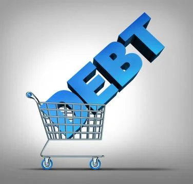 Consumer debt Иллюстрация