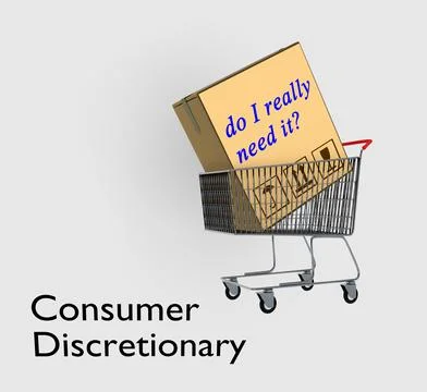 Consumer Discretionary concept Stock Illustration