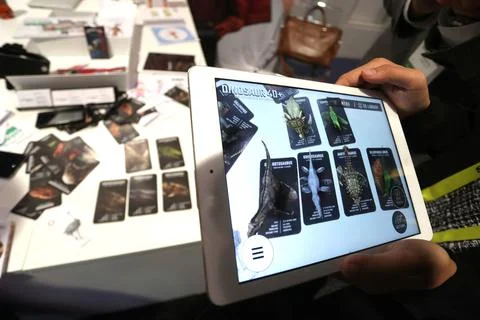 Consumer Electronics Show Press Conferences, Las Vegas, USA - 06 Jan 2017 Stock Photos
