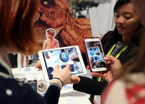 Consumer Electronics Show Press Conferences, Las Vegas, USA - 06 Jan 2017 Stock Photos