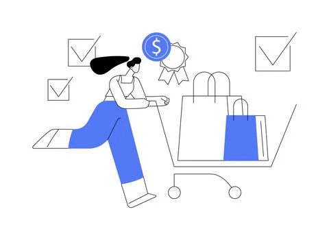 Consumer motivation abstract concept vector illustration. Stock Illustration